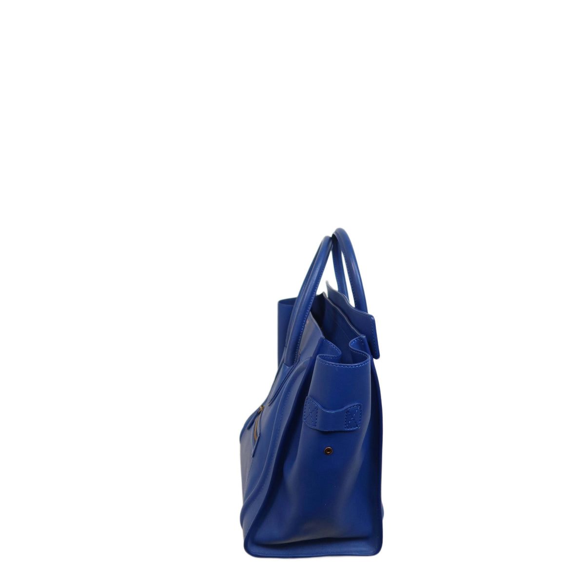 Celine  Smooth Calfskin Mini Luggage Royal Blue