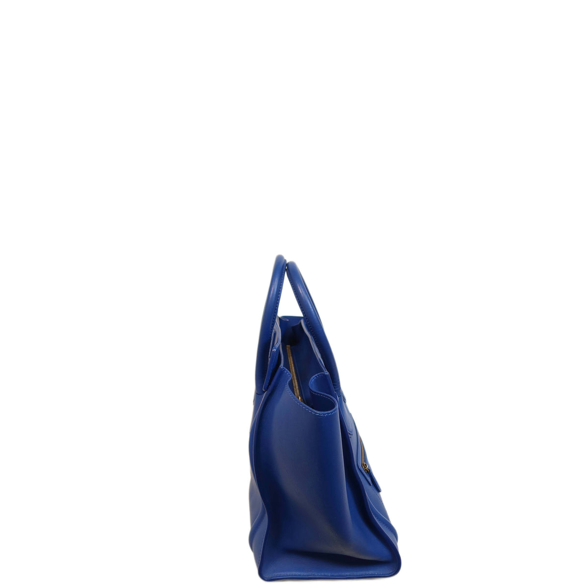 Celine  Smooth Calfskin Mini Luggage Royal Blue