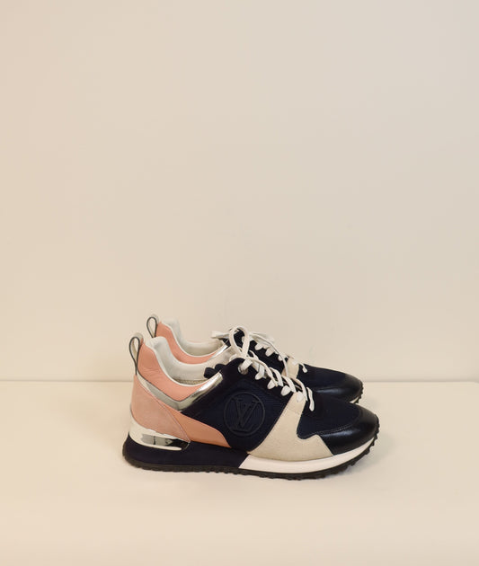 Louis Vuitton  Suede Calfskin Run Away Sneakers