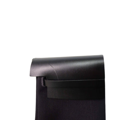 Hermès Black Vache Hunter and Toile Herbag Zip Cabine 50