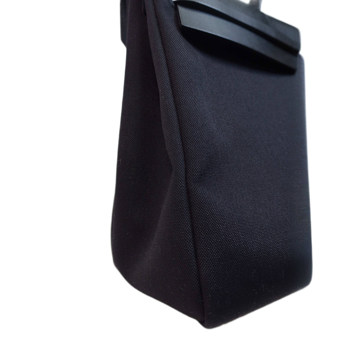 Hermès Black Vache Hunter and Toile Herbag Zip Cabine 50