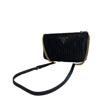 PRADA Nappa Quilted Leather Crossbody Bag