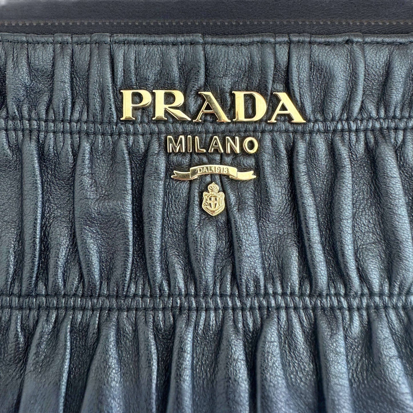PRADA Nappa Quilted Leather Crossbody Bag