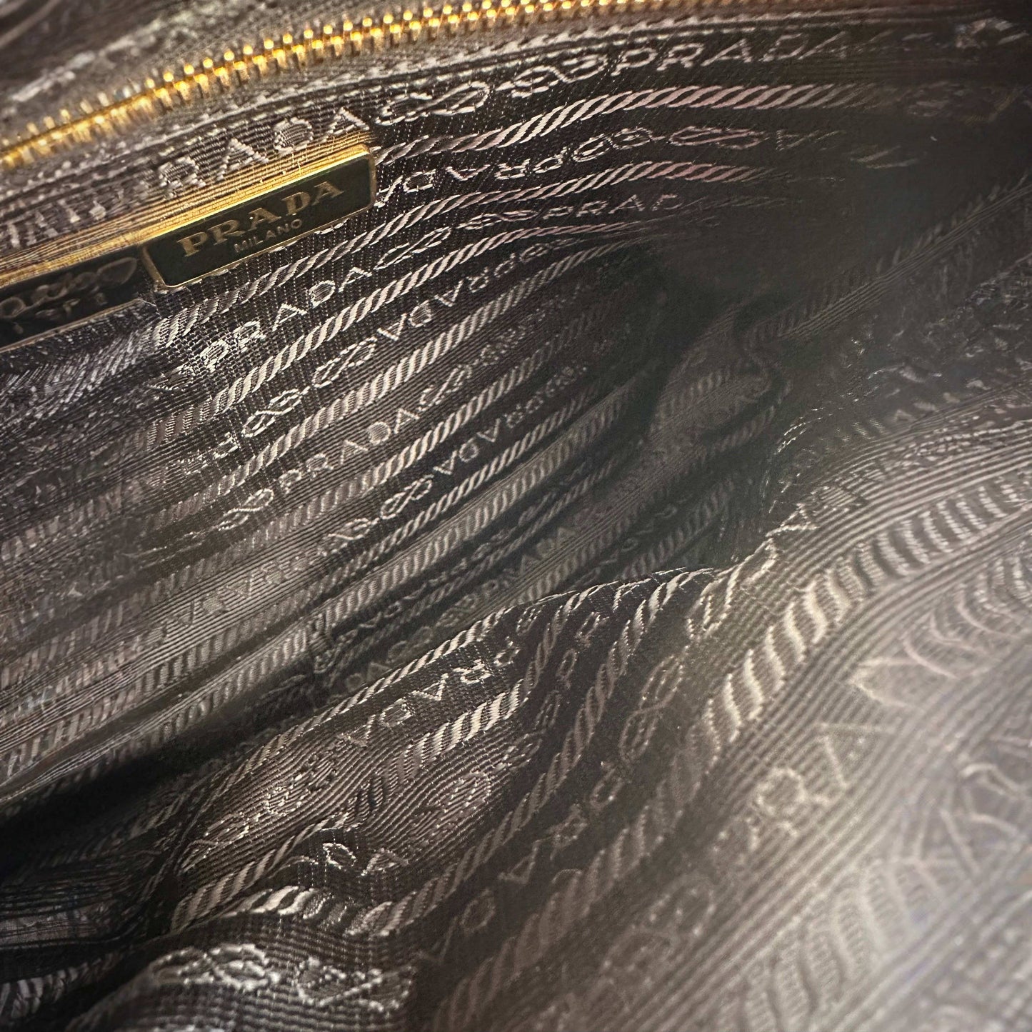 PRADA Nappa Quilted Leather Crossbody Bag