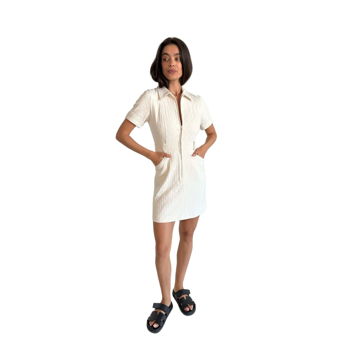Sandro Paris Sabine Double S Jacquard Dress