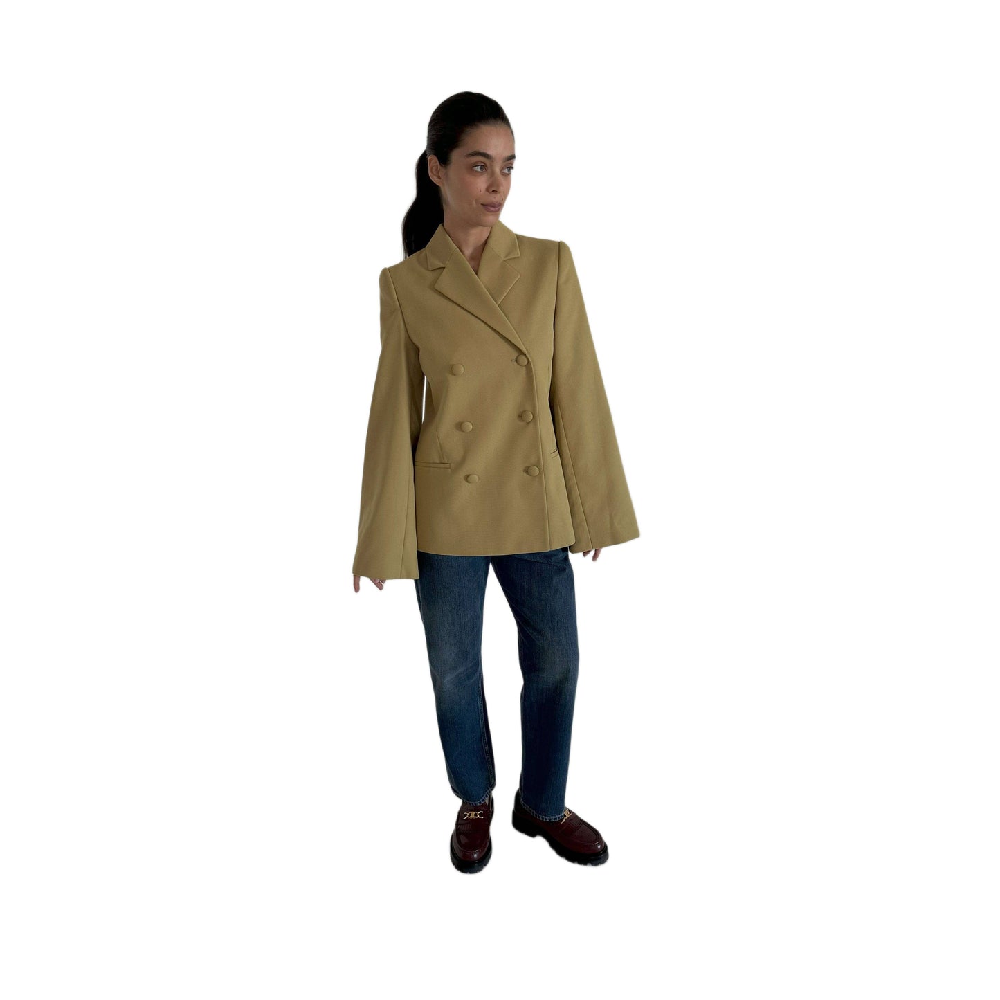 TOTÊME - Matera Double Breasted Woven Blazer