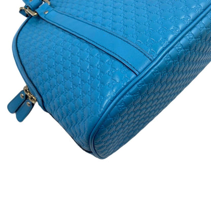 Gucci Microguccissima Leather Medium Dome Bag Blue GHW