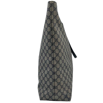 Gucci GG Supreme Extra Large Vertical Tote Bag Black SHW