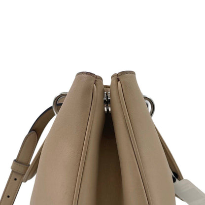 Christian Dior Leather Large Diorissimo Tote Bag Beige SHW