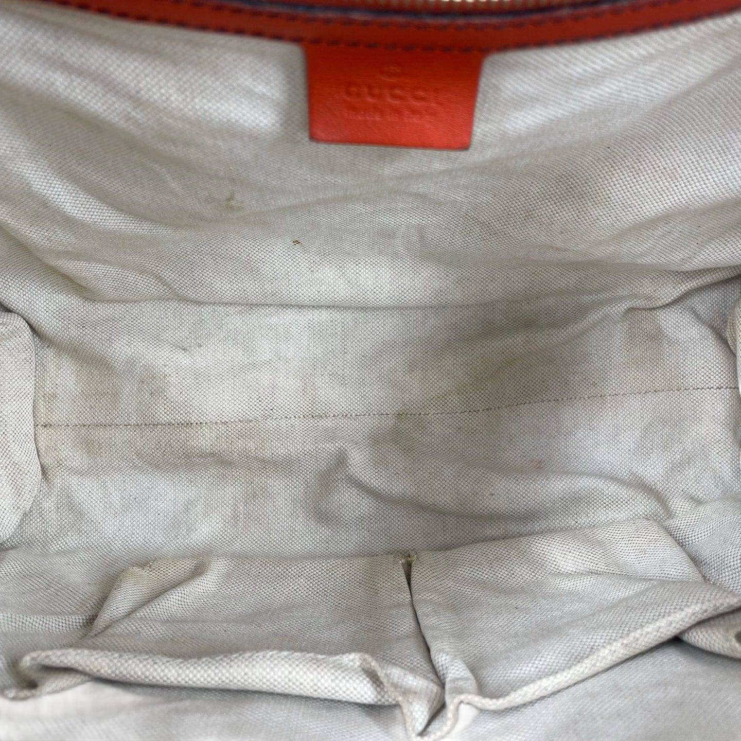 Gucci Guccissima Leather Large Emily Shoulder Bag Red GHW
