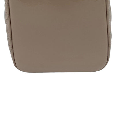 Christian Dior Patent Cannage Large Lady Dior Bag Beige GHW