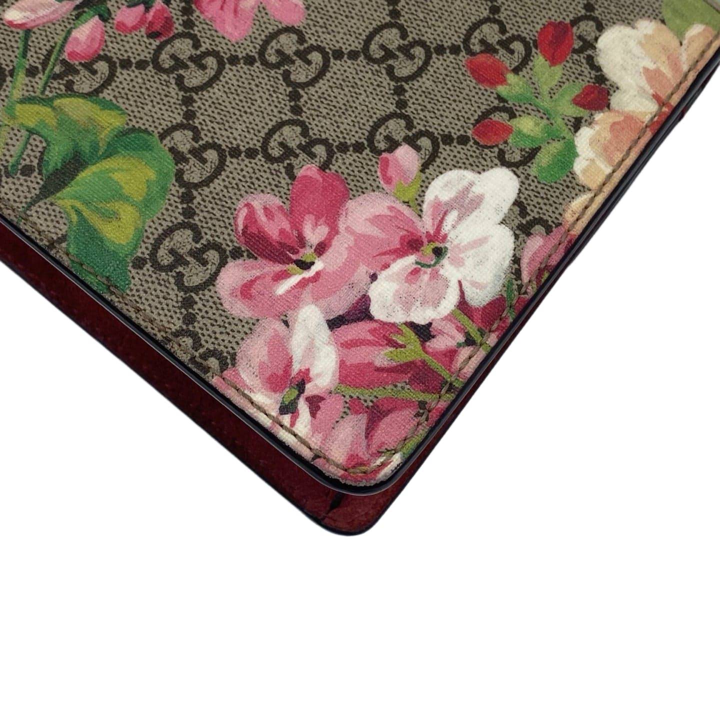 Gucci GG Supreme Monogram Blooms Mini Dionysus Shoulder Bag Beige Pink SHW