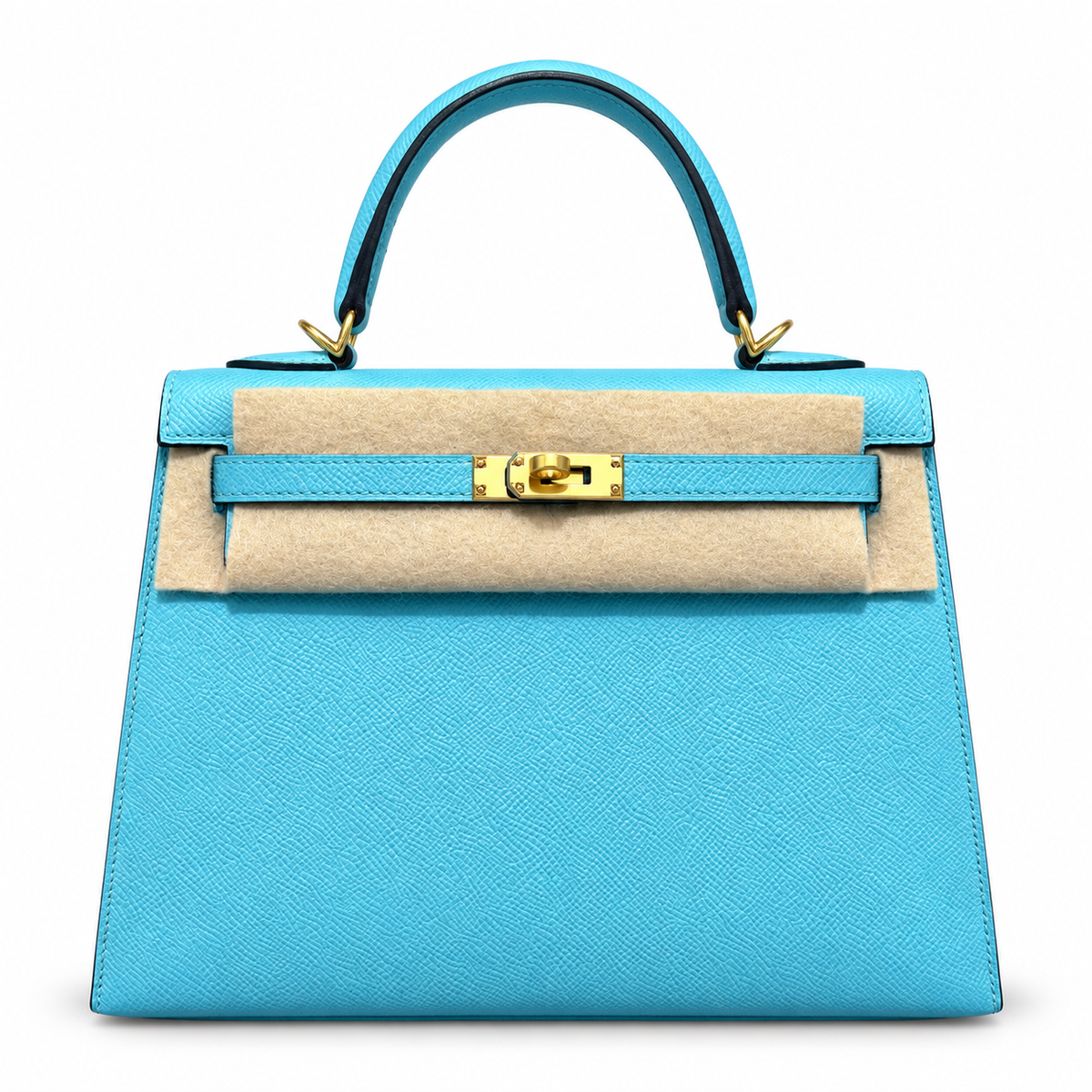 Hermès Kelly 25 Bleu Atoll Epsom Leather GHW