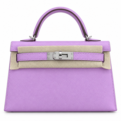 Hermès Mini Kelly II Anemone PHW
