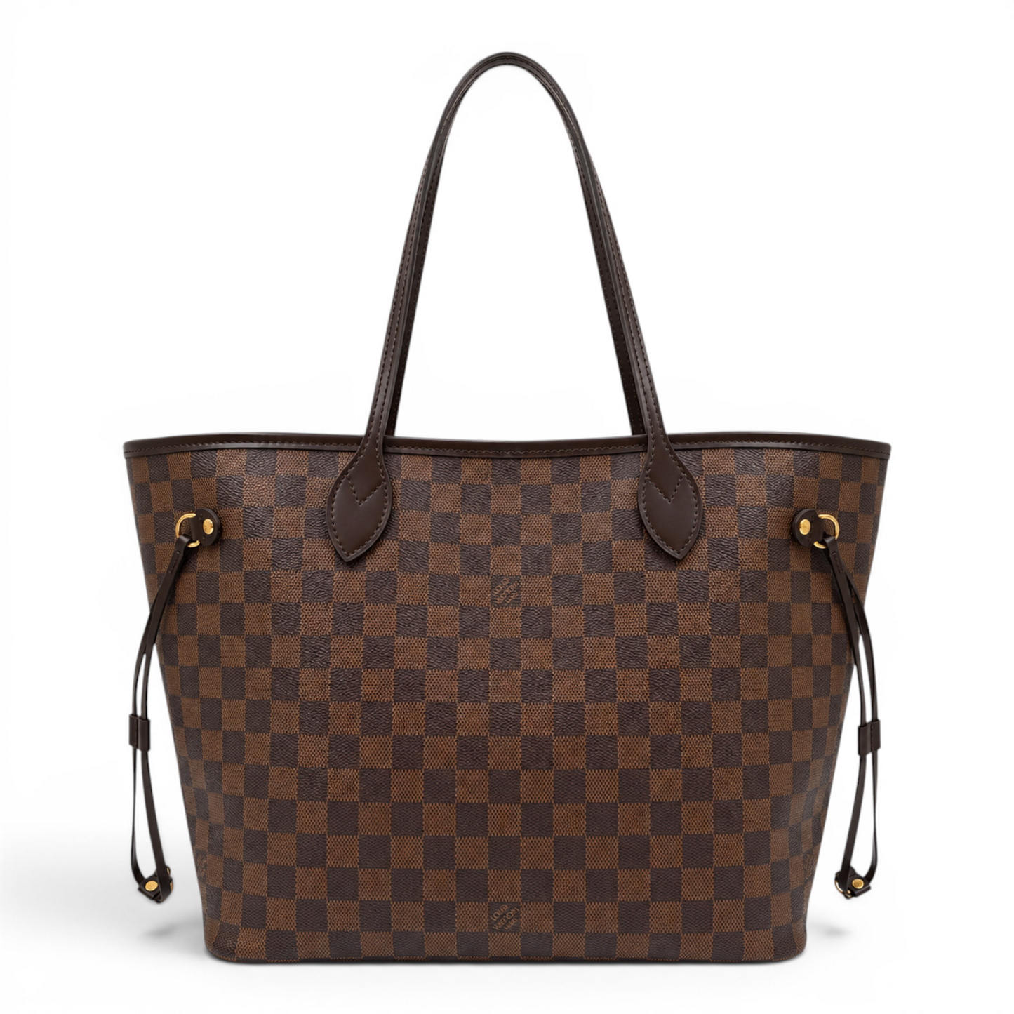 Louis Vuitton Damier Ebene Neverfull MM Cerise Interior