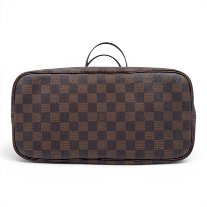 Louis Vuitton Damier Ebene Neverfull MM Cerise Interior