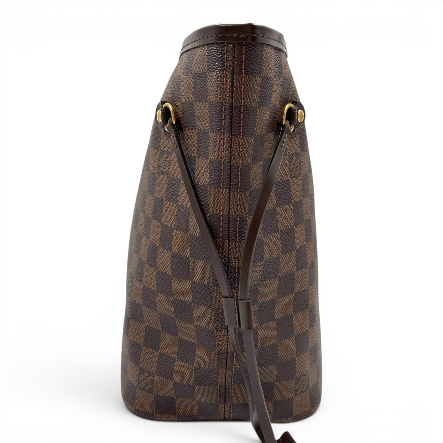 Louis Vuitton Damier Ebene Neverfull MM Cerise Interior