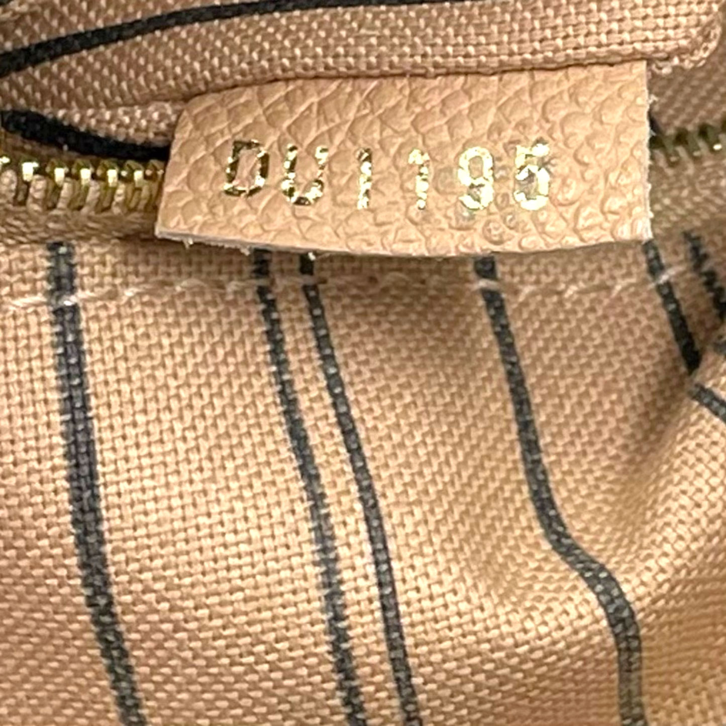 Louis Vuitton Monogram Empreinte Leather Speedy Bandouliere 25 Bag Dune GHW