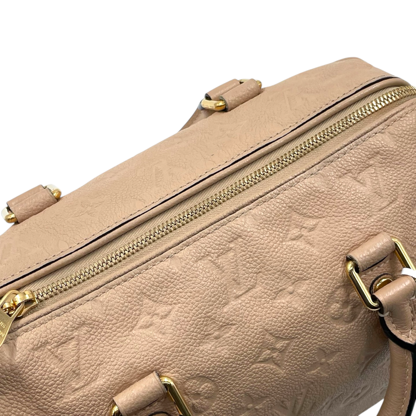 Louis Vuitton Monogram Empreinte Leather Speedy Bandouliere 25 Bag Dune GHW