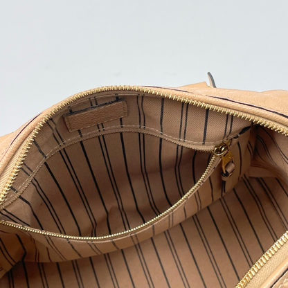 Louis Vuitton Monogram Empreinte Leather Speedy Bandouliere 25 Bag Dune GHW