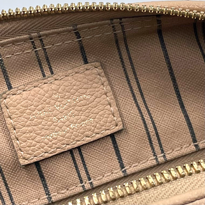 Louis Vuitton Monogram Empreinte Leather Speedy Bandouliere 25 Bag Dune GHW