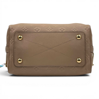 Louis Vuitton Monogram Empreinte Leather Speedy Bandouliere 25 Bag Dune GHW