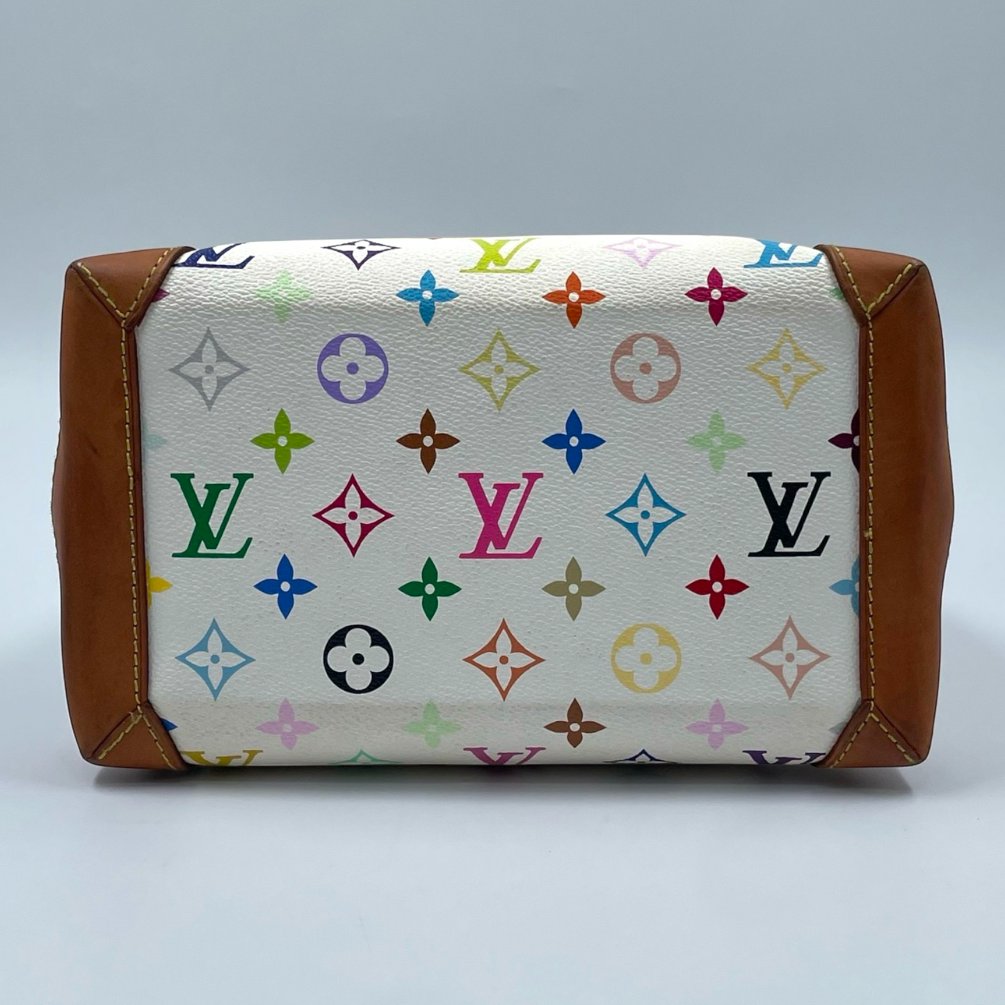 Louis Vuitton x Murakami Monogram Multicolor Audra Bag White GHW