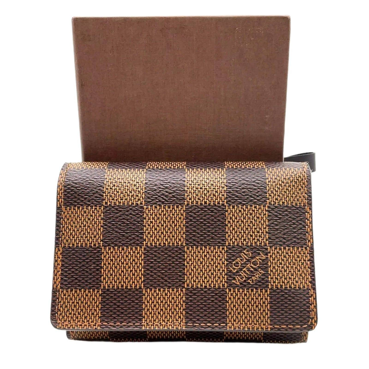 Louis Vuitton Damier Ebene Envelope Carte de Visite With Box
