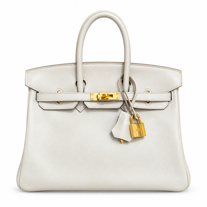 Hermès Birkin 25 Gris Perle Swift Leather GHW