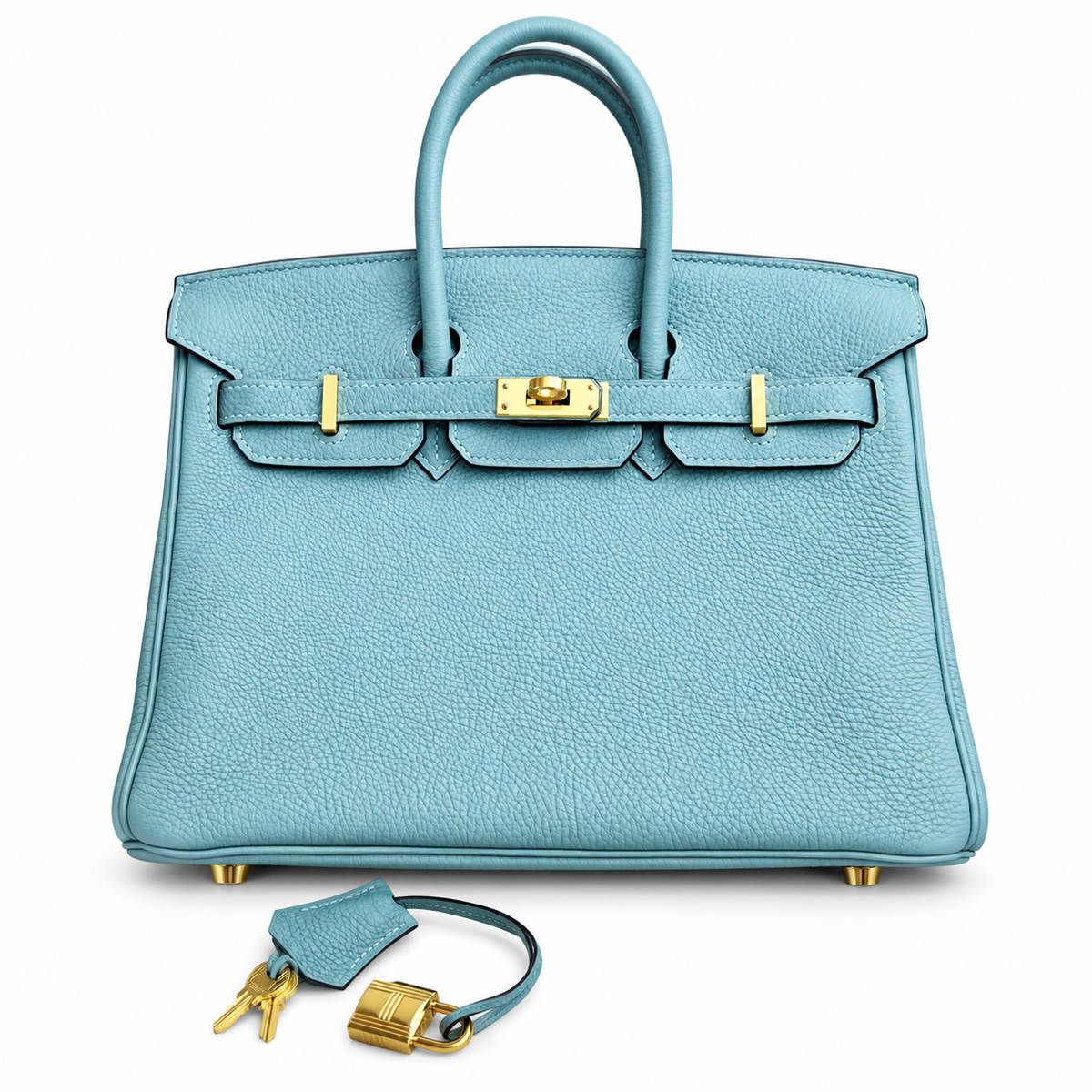 Hermès Birkin 25 Blue Ciel  Togo Leather GHW