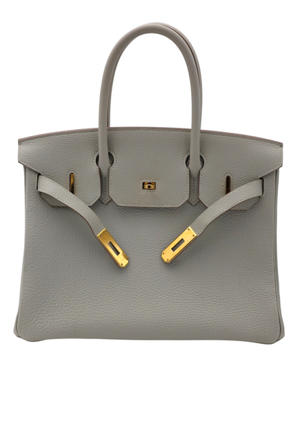 Hermès Birkin 30 in Gris Perle Togo with Gold Hardware