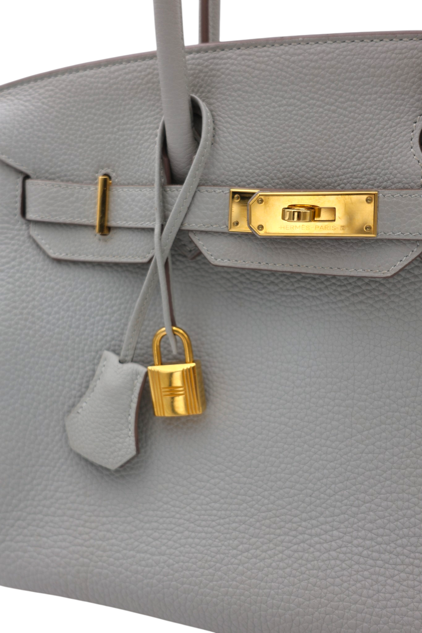 Hermès Birkin 30 in Gris Perle Togo with Gold Hardware