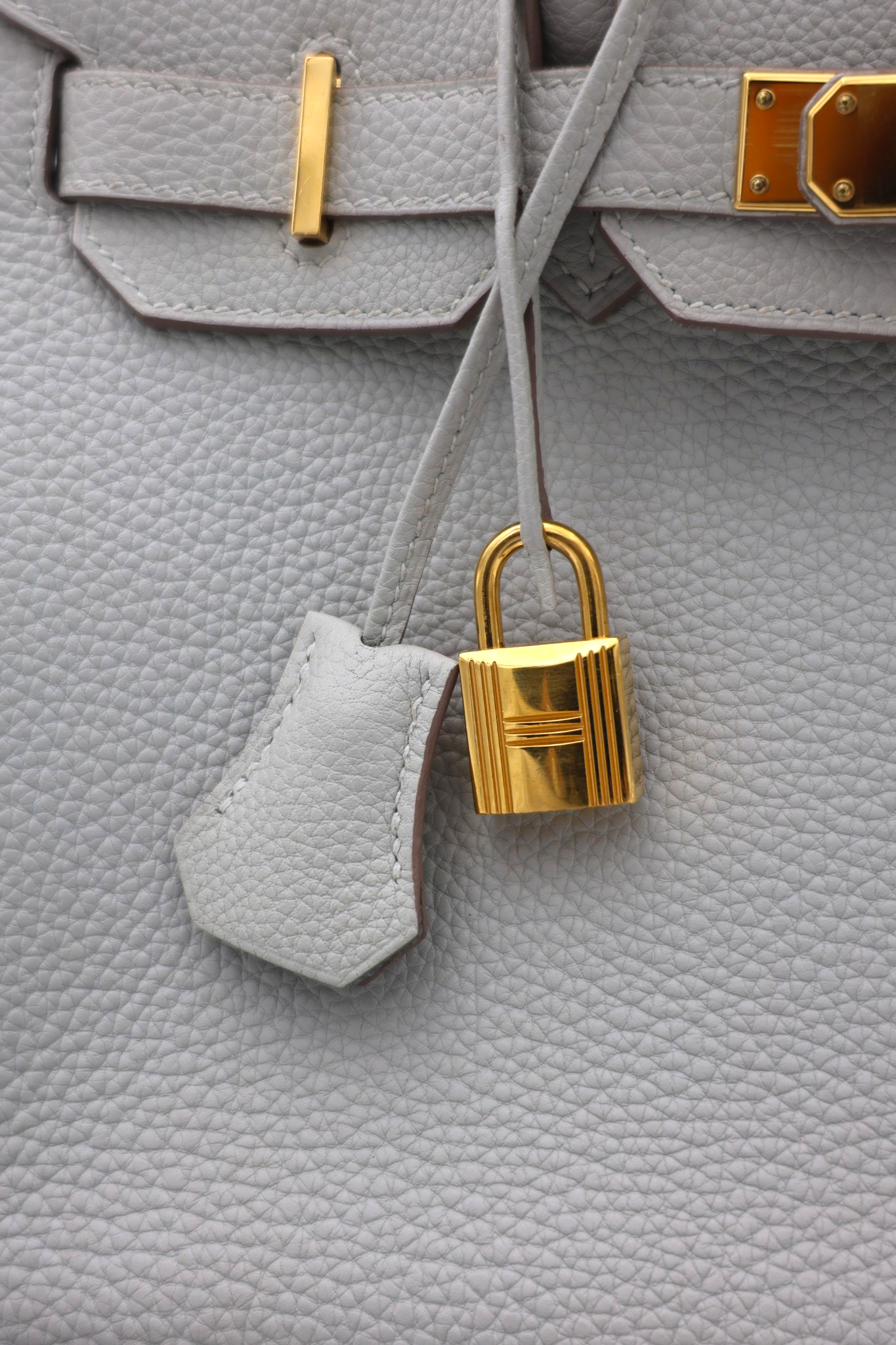 Hermès Birkin 30 in Gris Perle Togo with Gold Hardware