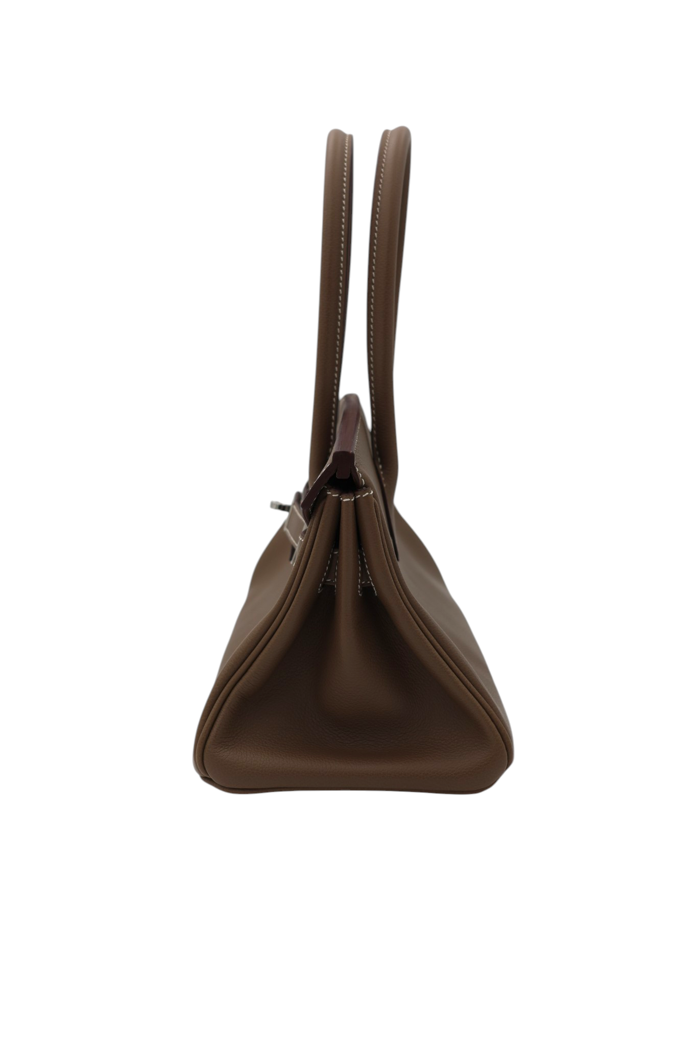 Hermès Shoulder Birkin 29 in Etoupe Evercolor PHW
