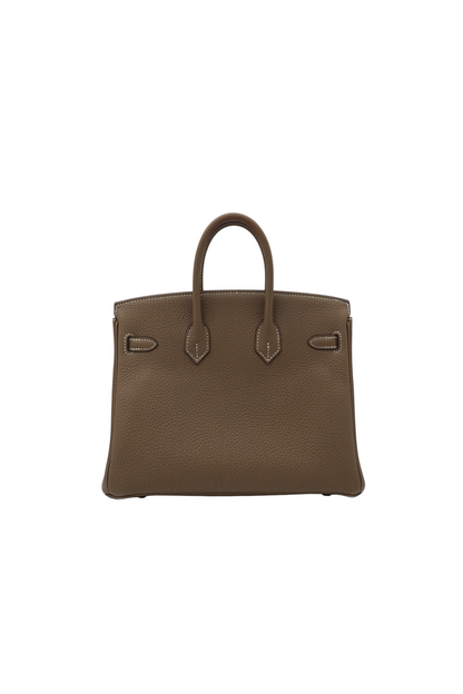 Hermès Togo Birkin 25 Retourne in Etoupe GHW