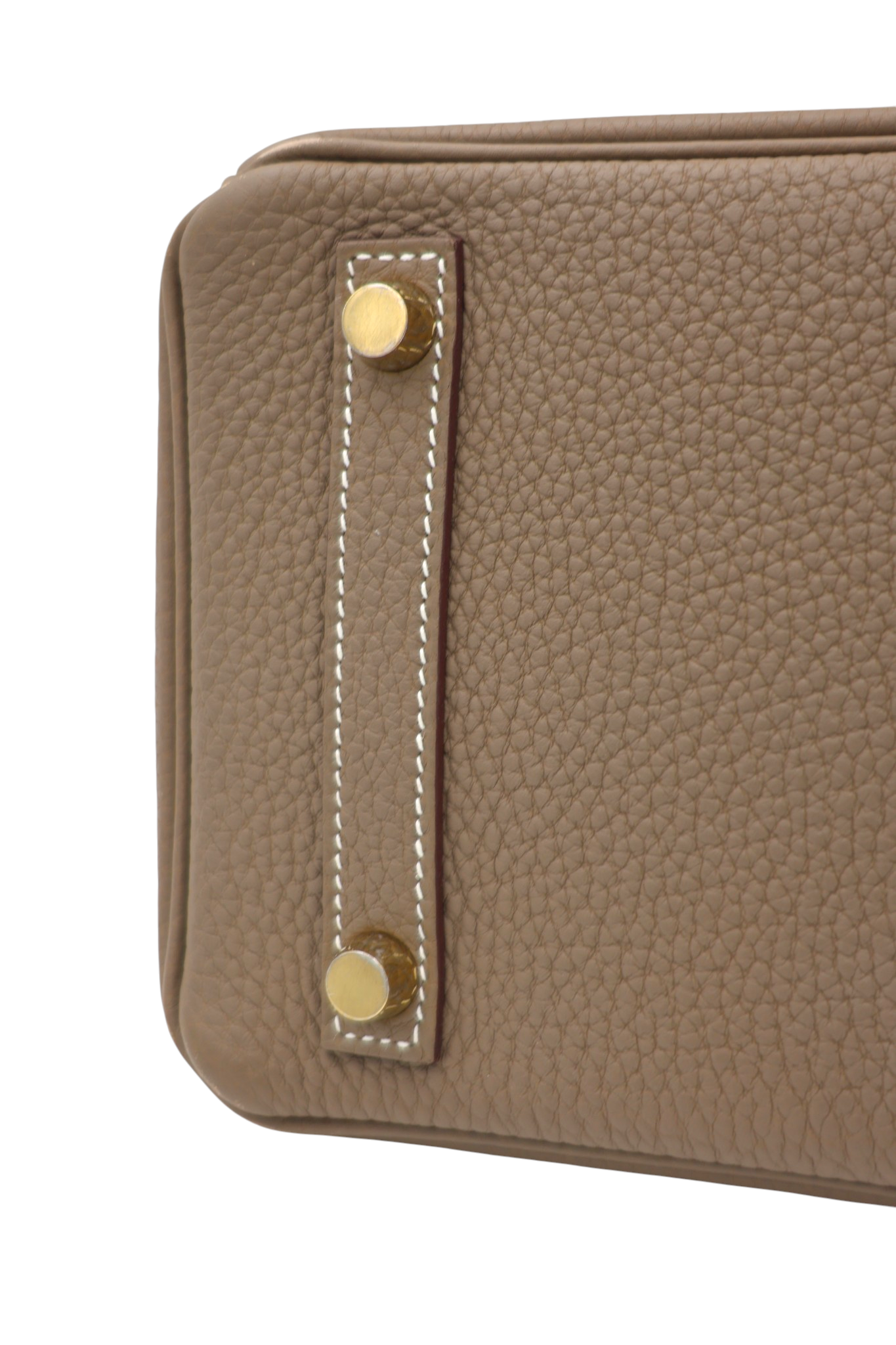 Hermès Togo Birkin 25 Retourne in Etoupe GHW