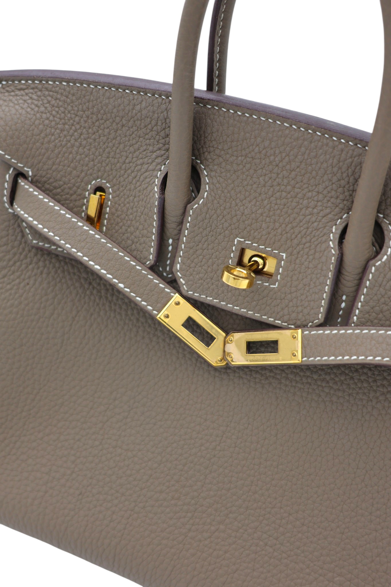 Hermès Togo Birkin 25 Retourne in Etoupe GHW