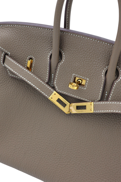 Hermès Togo Birkin 25 Retourne in Etoupe GHW