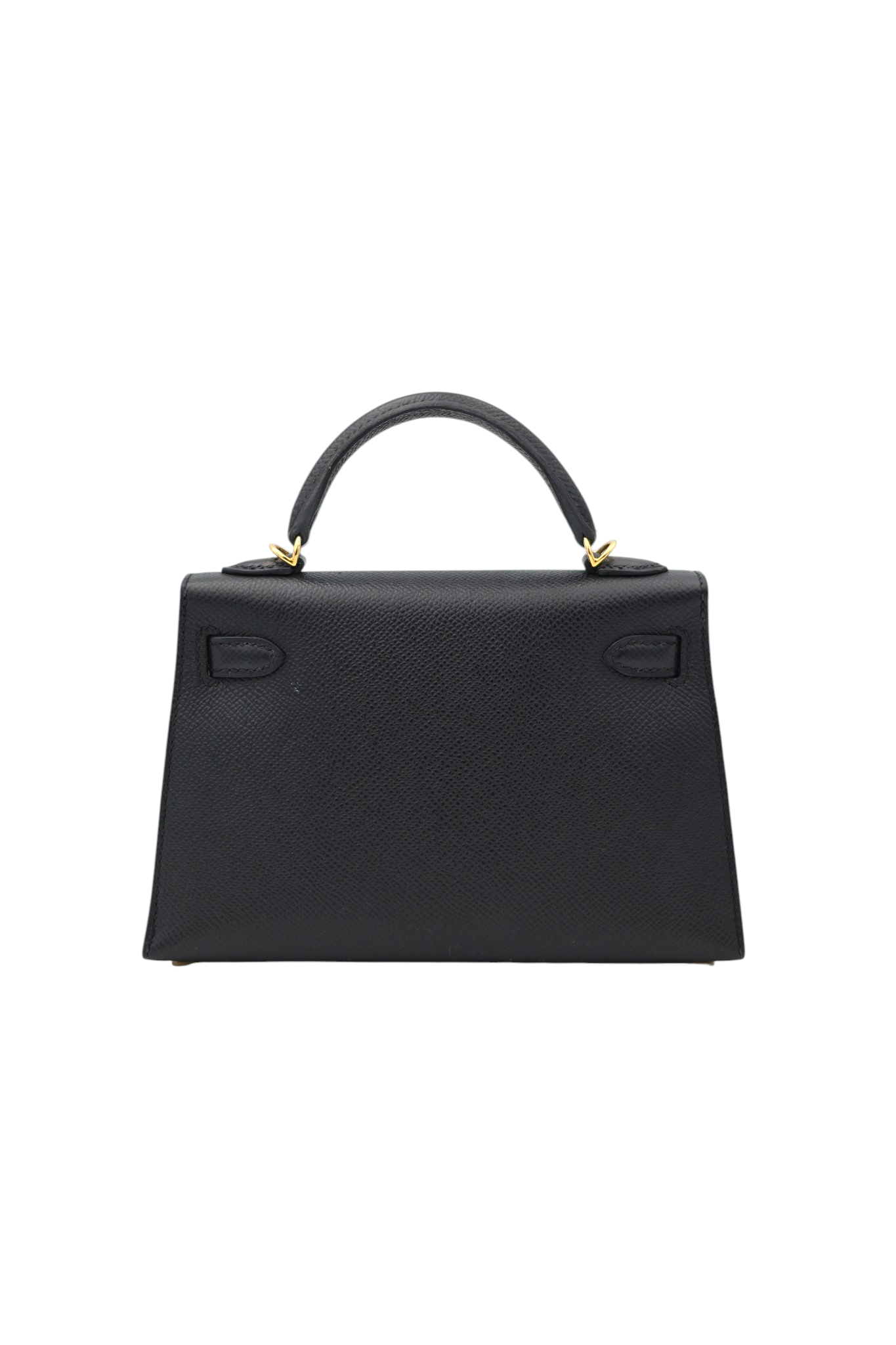 Hermès Mini Kelly 20 Sellier in Noir Epsom GHW