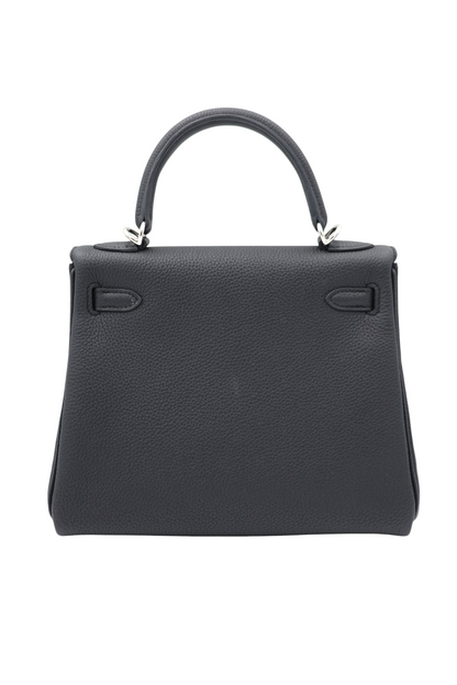 Hermès Kelly 25 in Togo Noir PHW
