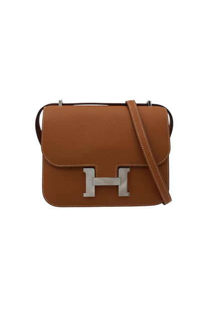 Hermès Constance 18 in Gold Epsom with Palladium Hardware
