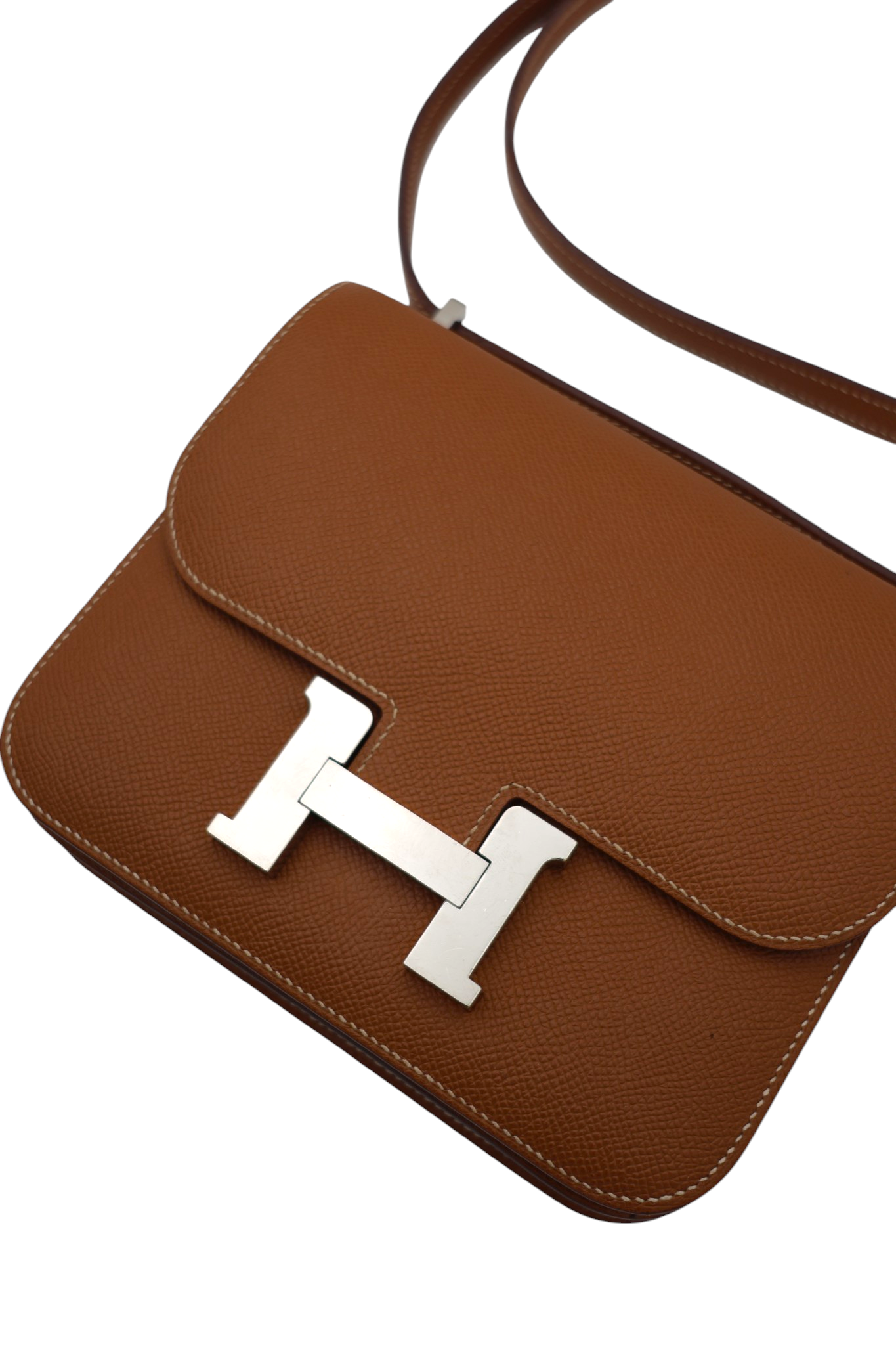 Hermès Constance 18 in Gold Epsom with Palladium Hardware