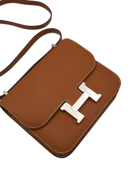 Hermès Constance 18 in Gold Epsom with Palladium Hardware