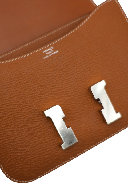 Hermès Constance 18 in Gold Epsom with Palladium Hardware