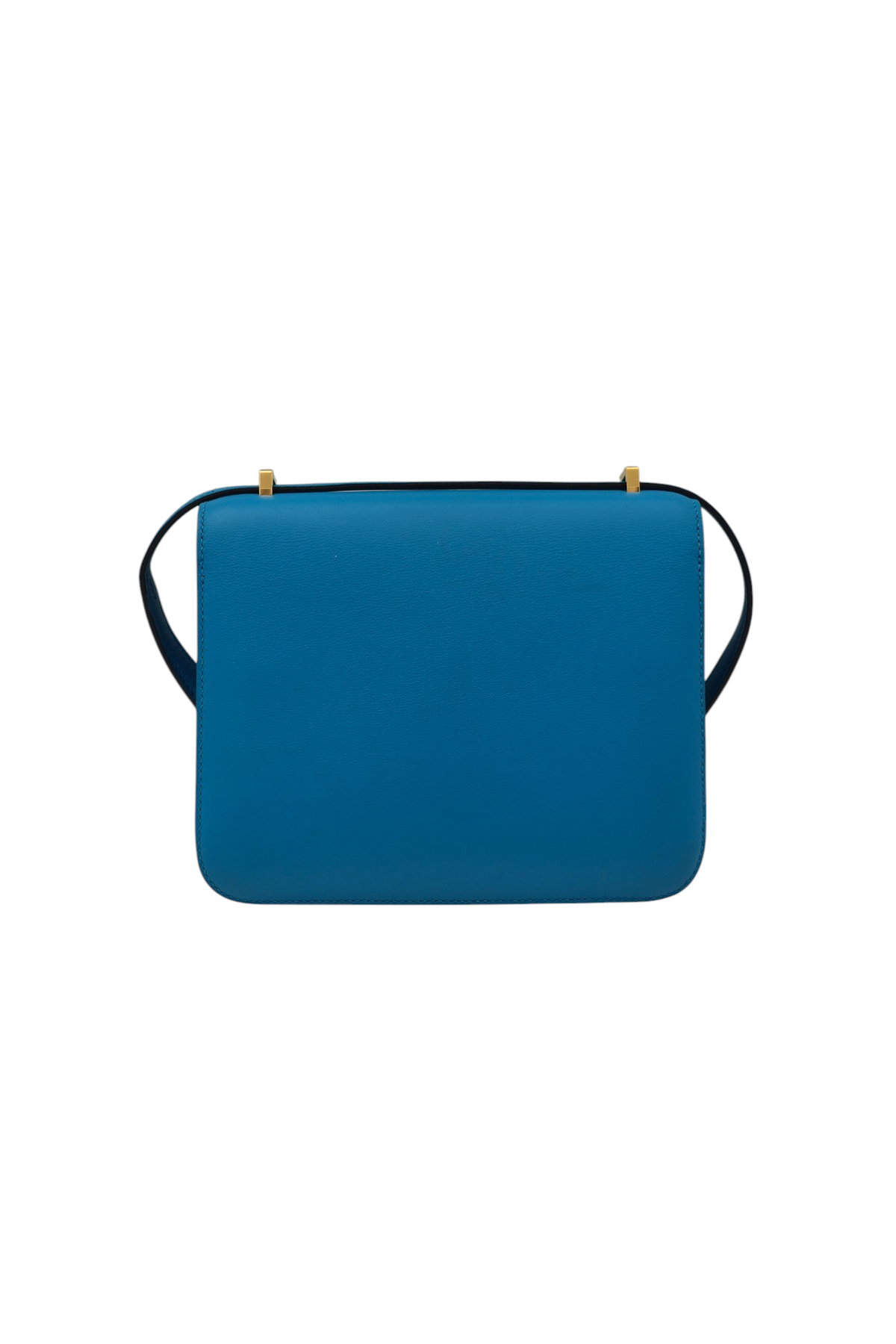 Hermès Constance 18 Mini in Bleu Zanzibar Evercolor Leather with Gold Hardware