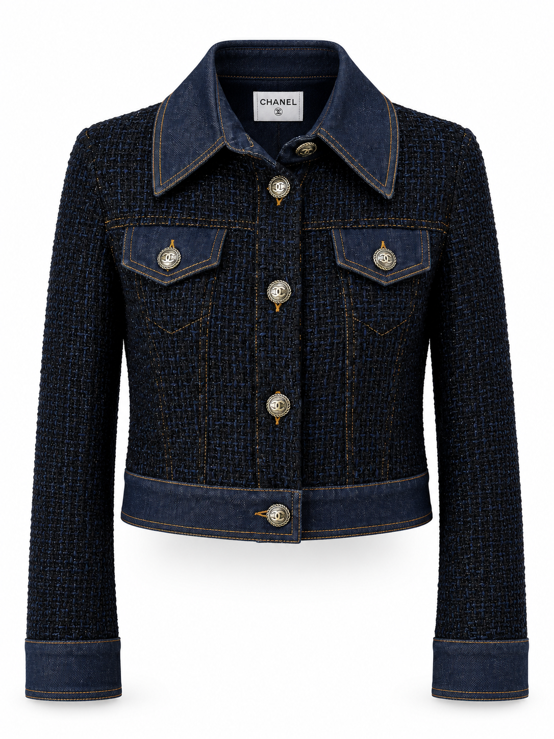 Chanel Tweed Denim Jacket