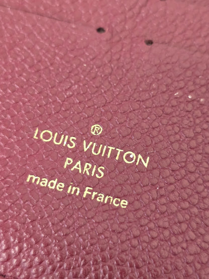 Louis Vuitton Monogram Empreinte Leather Aube/Violet Secret Wallet