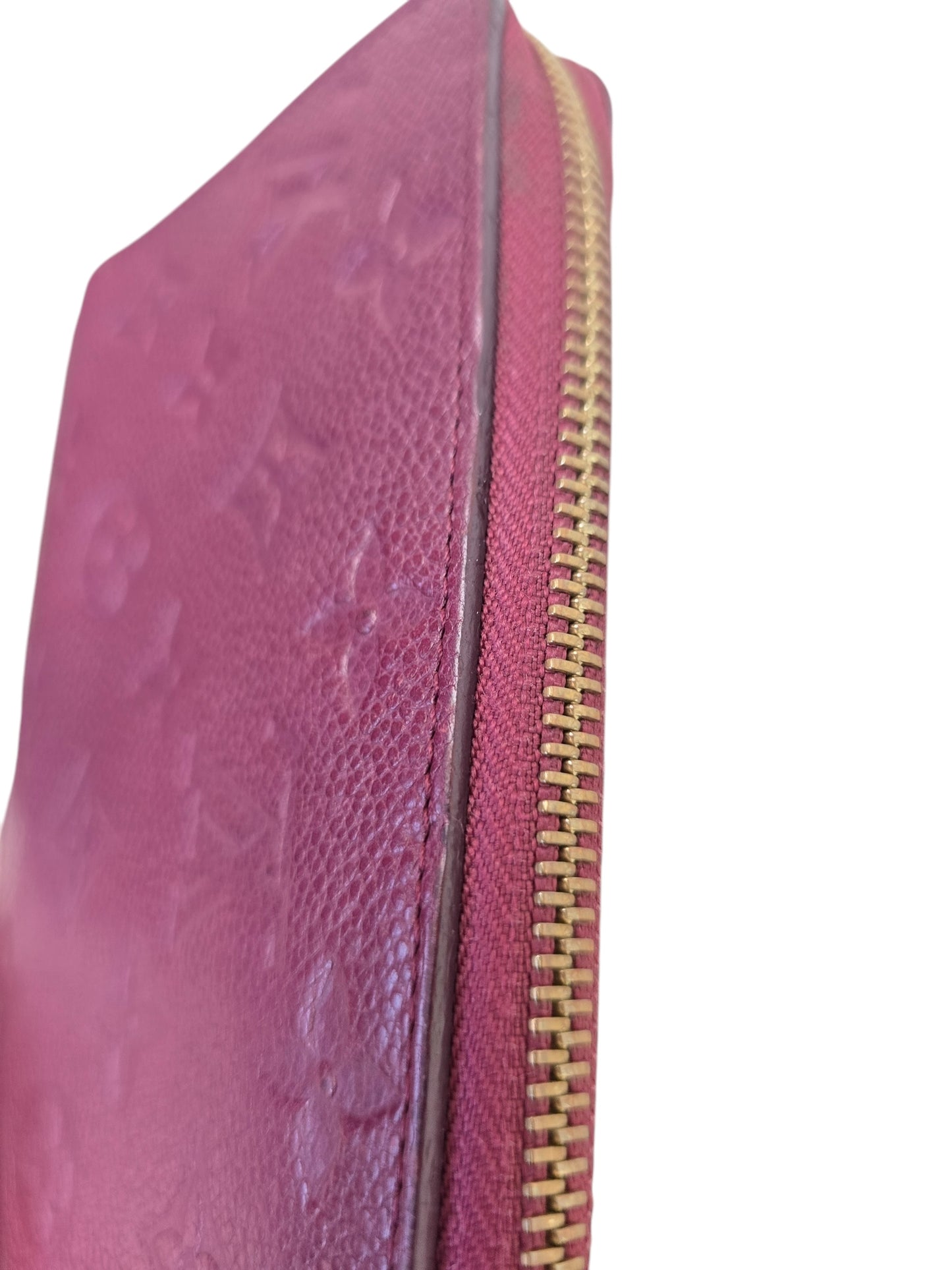 Louis Vuitton Monogram Empreinte Leather Aube/Violet Secret Wallet