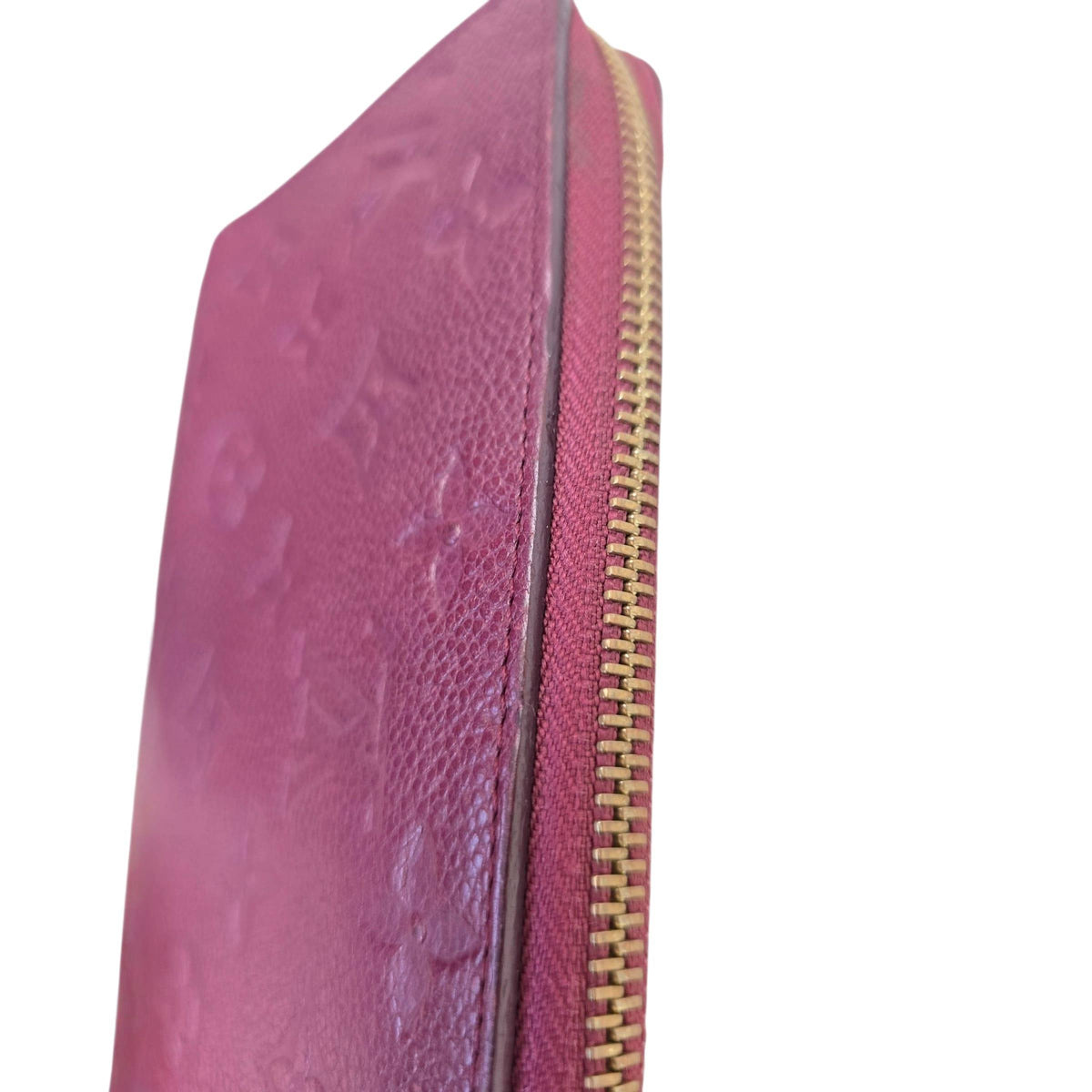 Louis Vuitton Monogram Empreinte Leather Aube/Violet Secret Wallet