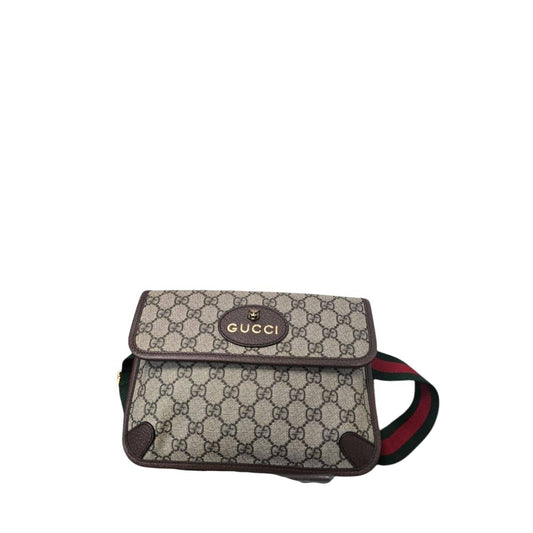 Gucci GG Supreme Monogram Neo Vintage Web Belt Bag